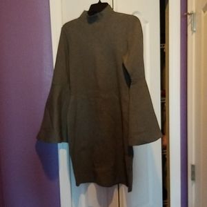 Dress,knit ,bell sleeves